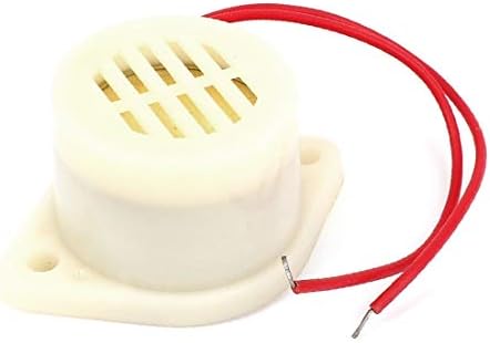 X-DREE AC 220V 2 žica industrijski kontinuirani zvuk elektronski zvučni Alarm bijeli(Allarme acustico cicalino elettronico industriale AC 220V 2 fili bianco