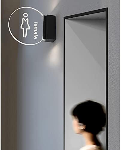 Znak za toalet, Zidni LED znak, dame Mens Gents Gents Women kupaonice Osvijetljeno LIPT znak, u kupaonici Potpiši dekor za poslovanje