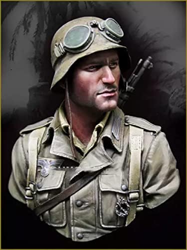Goodmoel 1/10 iz Drugog svjetskog rata Scout Soldier Resin Bust Model / Nesastavljeni i neobojeni komplet za livenje vojnika / Lw-9713