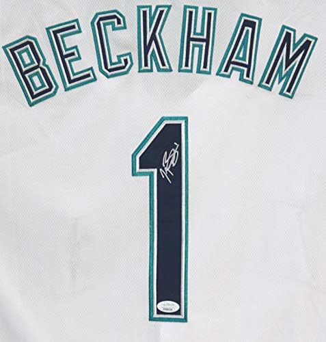 Tim Beckham Seattle Mariners potpisali su autogramirani bijeli 1 Jersey JSA COA