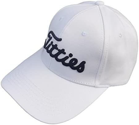 Bamveio titties šešir Tittiess Golf kape za muškarce žene, Funny Tittes šešir, Titliest kapa, bijela i Crna