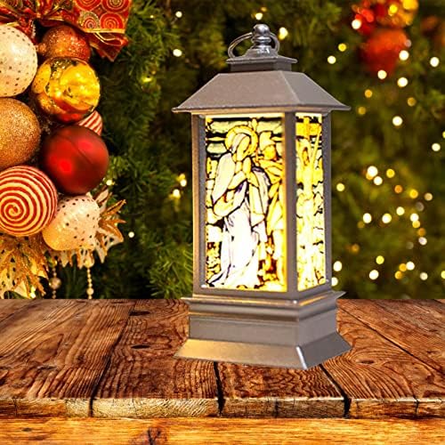 Božić Vjetar poklon dekoracija imitacija LED lampa ukras Crkva Holiday Home ukras noć svjetlo Božić ukrasi drveće