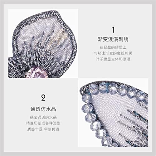 Zhuhw vezeni češljem za kosu INEL Comb Oprema za kosu zavoj zavoj za kosu za glavu za kosu drevni stil češalj