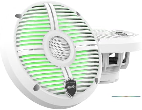 vlažne zvukove | Recon 6 XW-W | Stil visoke izlazne komponente 6,5 morski koaksijalni zvučnici sa bijelom rešetkom i RGB pozadinskom osvjetljenjem