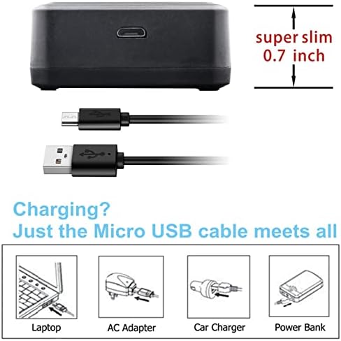 Kastar 1-Pack VW-VBG130 i LED2 USB punjač kompatibilan sa Panasonic HDC-HS700 HDC-HS700K HDC-MDH1 HDC-MDH1GK HDC-SD1 HDC-SD1-SDC-SD3