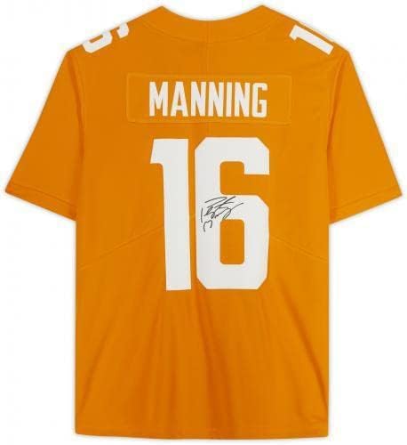 Uokvireni Peyton Manning Tennessee Volonteri autogramirani Nike Orange Limited Jersey - autogramirani kolege