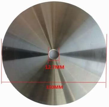 6 Aluminijski polirani disk ravni abrazivni kotač za gem mašina za lice 150mm