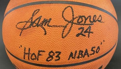 Sam Jones potpisao je NBA Službena košarka Boston Celtics Hof PSA / DNK autogramirani - autogramirane košarkama