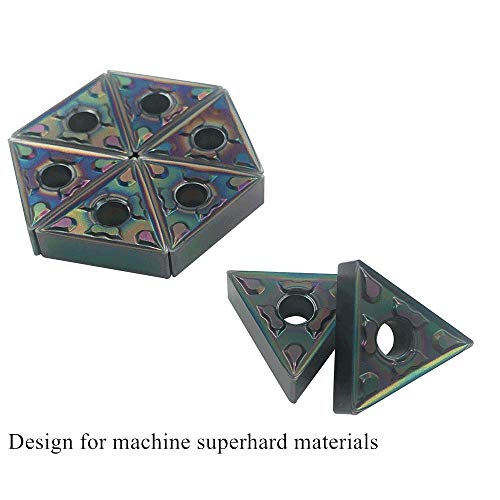 TNMG331 TNMG160404 karbidni umetci umetci za okretanje za kaljeni čelik, čelik, visokotemperaturni legirani čelik i hromirani čelik, za Mtqnr Mtgnr držač alata za okretanje šareni premaz R0. 4