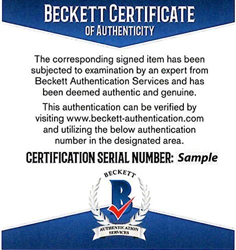 Henrik Sedin potpisao autogramom Vancouver Canucks Hockey Puck Beckett BAS COA a-autogramom NHL Paks