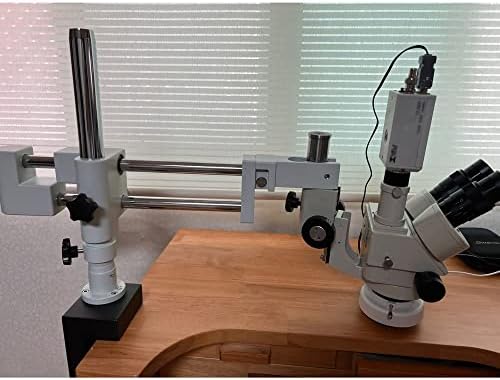 N / A univerzalna laboratorija sa dvostrukom bumom industrijski zum Trinokularni Stereo mikroskopski stalak držač držača nosača 76mm mikroskopski Pribor
