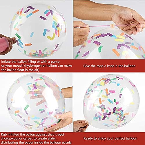Baloni Za Rođendanske Zabave Prskaju Balone Od Konfeta - Baloni Za Prskanje Sladoledom.