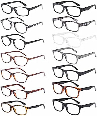 zingfocal 14 pakovanje klasičnih uzoraka ženske naočare za čitanje klasične muške naočare u rasutom stanju
