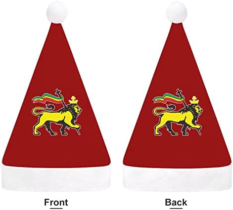 Rastafari Lion of Judah Božić šešir meka pliš Santa kapa Funny Beanie za Božić Nova Godina svečana zabava