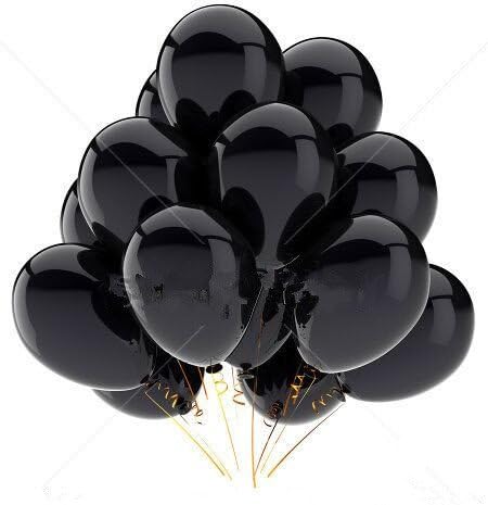 Fecedy 12 100kom/pack Gold Black okrugli Baloni za maturu vjenčanje rođendan baby tuš party dekoracije