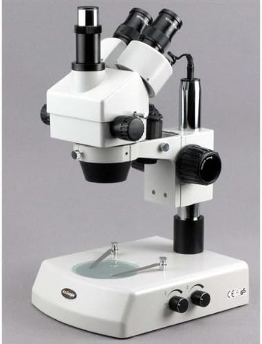 Amscope SM-2TZ-DK-M digitalni profesionalni Trinokularni Stereo Zoom mikroskop, Wh10x okulari, uvećanje 3.5 X-90X, zum objektiv 0.7