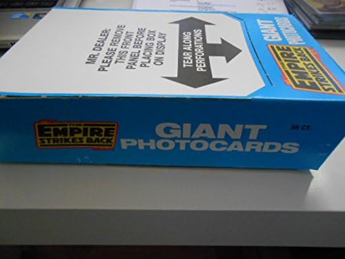 Star Wars Empire Rere Rijeko 5x7 kartica puna kutija 1981