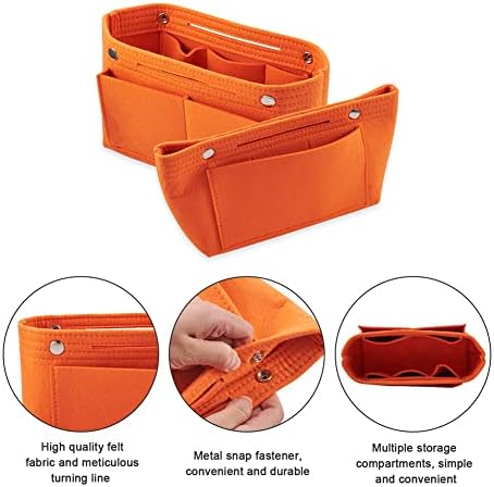 1pc Felt Tarp kozmetička torbica narančasta rectungle multifunkcijsku tablicu torba u vrećici tkanine TOUCR Torba za jezgra Sude za