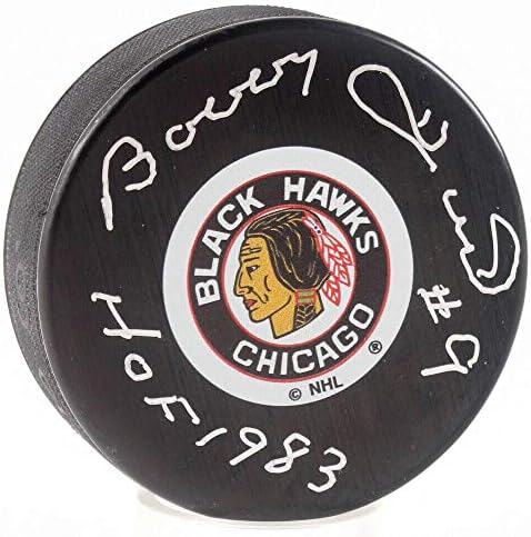 Bobby Hull Chicago Blackhawks potpisao autogram Hockey Puck JSA COA HOF 1983-autogramom NHL Paks