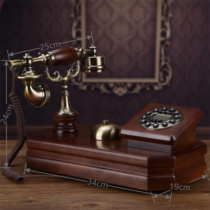 ZLXDP Antikni fiksni telefon Old-Faided Mechalic Bell Pastoral Retro Početna Kancelarija ZEMLJIŠTE TELEFON TELEFON