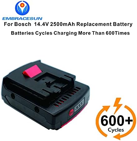 EMBARCEUN prijenosna baterija 2500mAh BOS14.4B LI-ION 14.4V Zamjena za Bosh 14.4V baterija 2607336318 2607336600 2607336 607