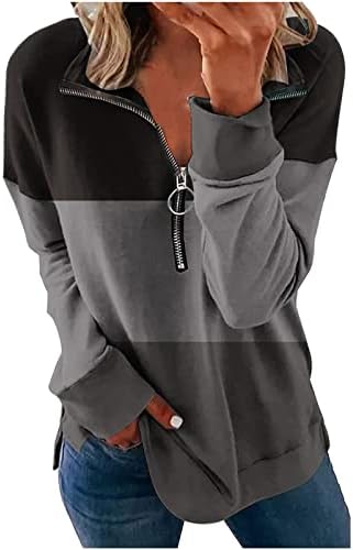 Ženska majica s dugim rukavima Tee vrhovi elegantne osnovne sportske majice dukseve za ovjerene bluze dukserice na vrhu pulover s