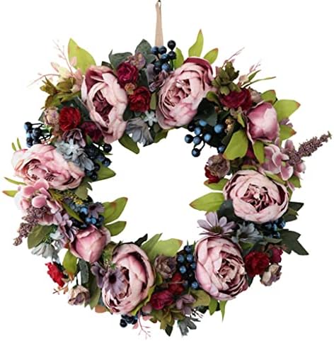 Yllh Vintage Simulirani peony cvjetni sesijski dan Početna stranica vjenčanja ukras zid viseći vijenac