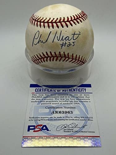 Phil Hiatt Royals Tigrors potpisali su autografa službenog OMLB Baseball PSA DNK - autogramirani bejzbol