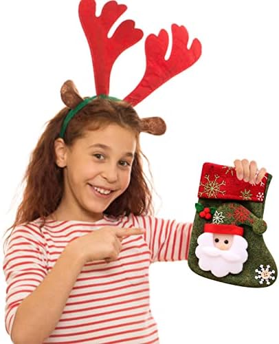 Poklon bombonski dekoracija Božićna torba Poklon Male čarape Torba Božićne čarape Dekoracija zanatskih vrata Viseći ukras