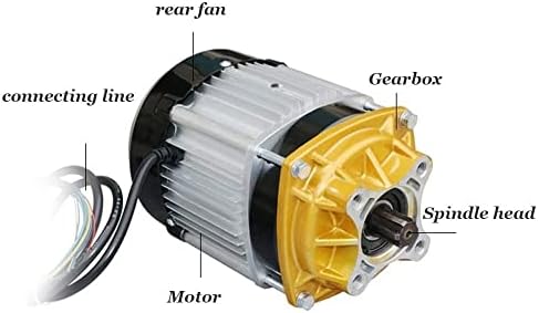 48V 500W 800W motor bez četkica motor 4000 RPM električni tricikl zupčanik motora Niska buka Jednostavna instalacija 20mm prečnik
