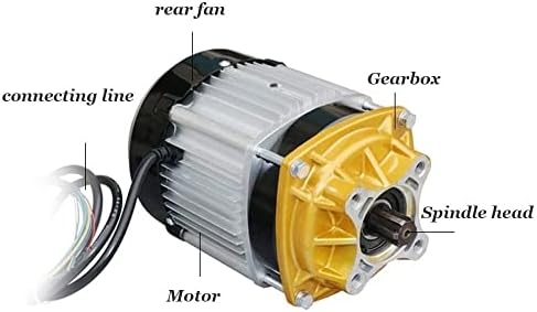 48V 500W 800W motor bez četkica motor 4000 RPM električni tricikl zupčanik motora Niska buka Jednostavna instalacija 20mm prečnik osovine