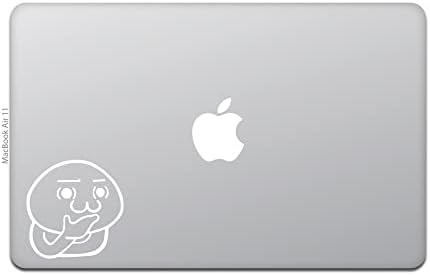 Ljubazna trgovina M752-W MacBook Air / Pro 11/13 inčni MacBook naljepnica Mačka Onigiri 2 Chan Onigiri bijeli