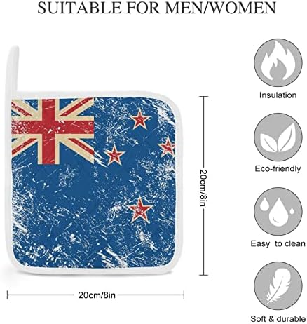 Novozelandski nosači za retro zastava za kuhinjske toplotne otporne na toplinu Pothilder pećnica vruće jastučiće za kuhanje pečenje