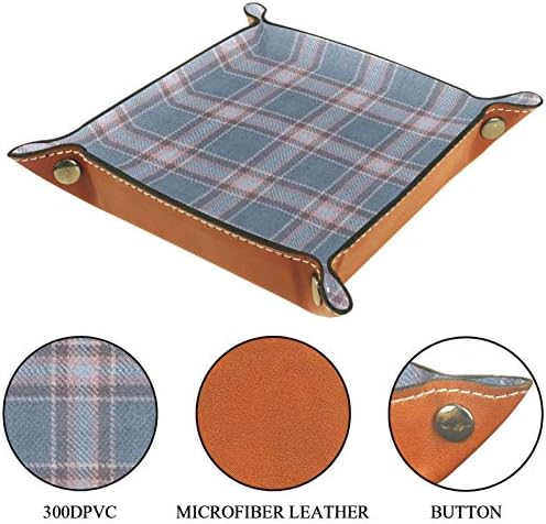 Lyetny plairani svijetlo spremište za odlaganje bombona Sundries Tray Desktop Organizator za pohranu Pogodno za putovanja, 16x16cm