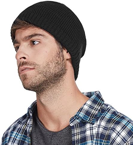 LETHMIK flis obloženi šešir Muška zimska jednobojna topla pletena skijaška kapa