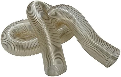 Gumeni CAL 01-202-1,25-25 PVC FLEXDUCT Opće namjene, 1,25 ID x 25 'potpuno se proteže, jasan