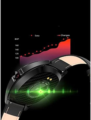 SDFGH kožna sportska narukvica-aktivnosti Tragovi za praćenje sa monitorom za otkucaje srca i monitoru za spavanje, vodootporna pametnu narukvicu sa supstancama