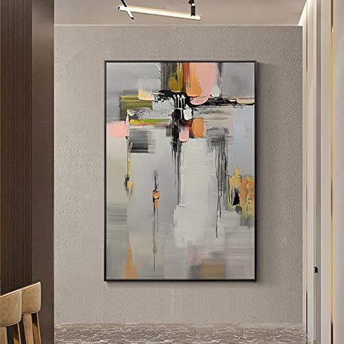 ZZCPT ručno slikano ulje-apstraktna platna zidna Umjetnost moderni blok boja dekorativno slikarstvo debelo ulje trodimenzionalna viseća