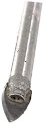 X-DREE 2kom Metal 5mm trougao Tip keramička burgija za pločice Silver Tone 2.8(2 piezas de metal, punta de triángulo de 5 mm, cerámica,