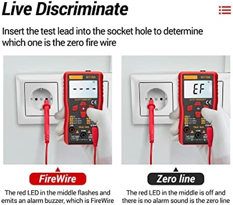 Csyanxing digitalni multimetar M118A ručni AC / DC NCV mjerni aparat za otkrivanje instrumenta 6000 Brojači