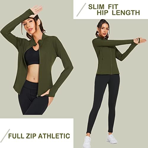 Ženska jakna za pjevačke trake Prozračna jakna Zip Up Sportska odjeća Flim Fit Work Tops