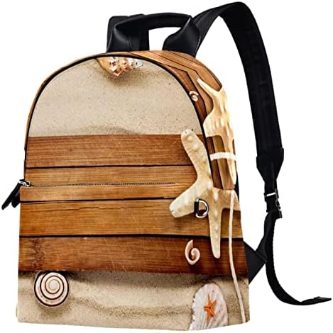 VBFOFBV ruksak za žene Daypack backpad bakpa za laptop Tražena Torba, plaža daske seashells ljeto