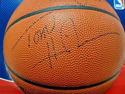 Celtics treneri potpisali olupinu košarkašku Auerbach Conley Ford Heinsholm 6 treneri - autogramirane košarkama