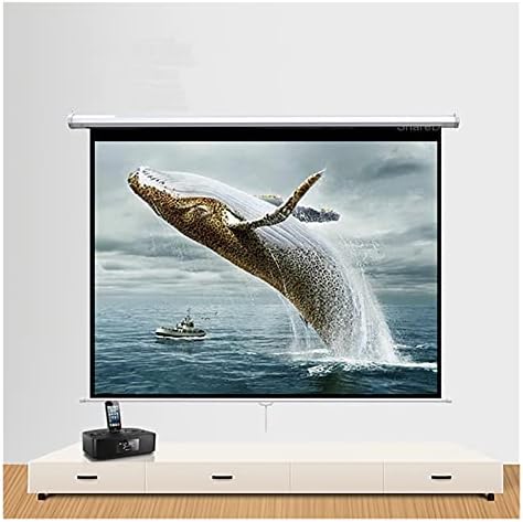 DSfeoigy priručnik za izvuku ekran projektora 60 72 84 100 inča 16: 9 HD širokog ekrana za automatsko zaključavanje prenosni projekcijski