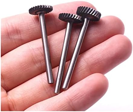 IanRol Fit za 3pcs 3 mm SHANK 12MM TULBSTEN čelični rotacijski rezač za rezanje rezanja za rezanje 1,5 / 2 / 3mm