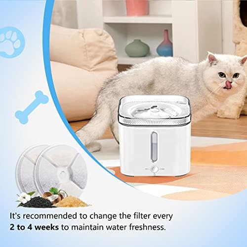 Hotokii 8 kom Cat Filter za vodu kompatibilan sa PETKIT EVERSWEET 2, EVERSWEET 3 i CYBERTIAL PUREDRINK česmom za vodu, zamjena filtera za fontane za kućne ljubimce