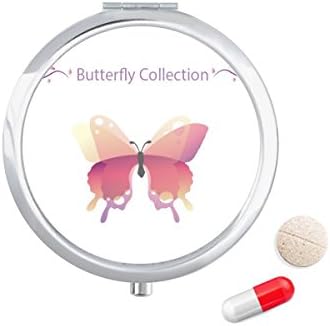 Pink Butterfly Kolekcija Torbica Za Pilule Džepna Kutija Za Skladištenje Lijekova