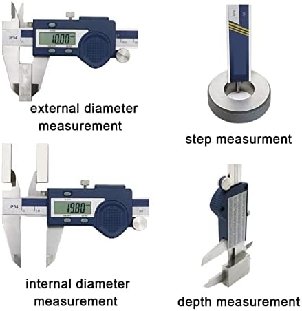 ZYLYZF nehrđajući čelik 0-150mm Digitalni čeljusti Vernier čeljusti Mikrometar elektronski alat za mjerenje kalibra