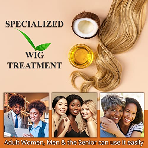 Awesome Synthetic Wig Shampoo, pH6, Professional Wig šampon za sintetičku kosu perike, dodaje tijelo i volumen, raspetljati i Anti-Frizz, hidrira & vlaži, promovira svilenkastost i sjaj, 7 fl oz