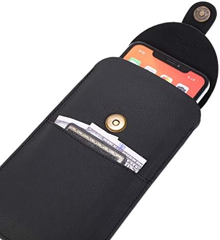 Muška originalna kožna kaiš petlja torba za struku Novčanik Telefon Torbica, 5,2 inčna univerzalna torba za telefon